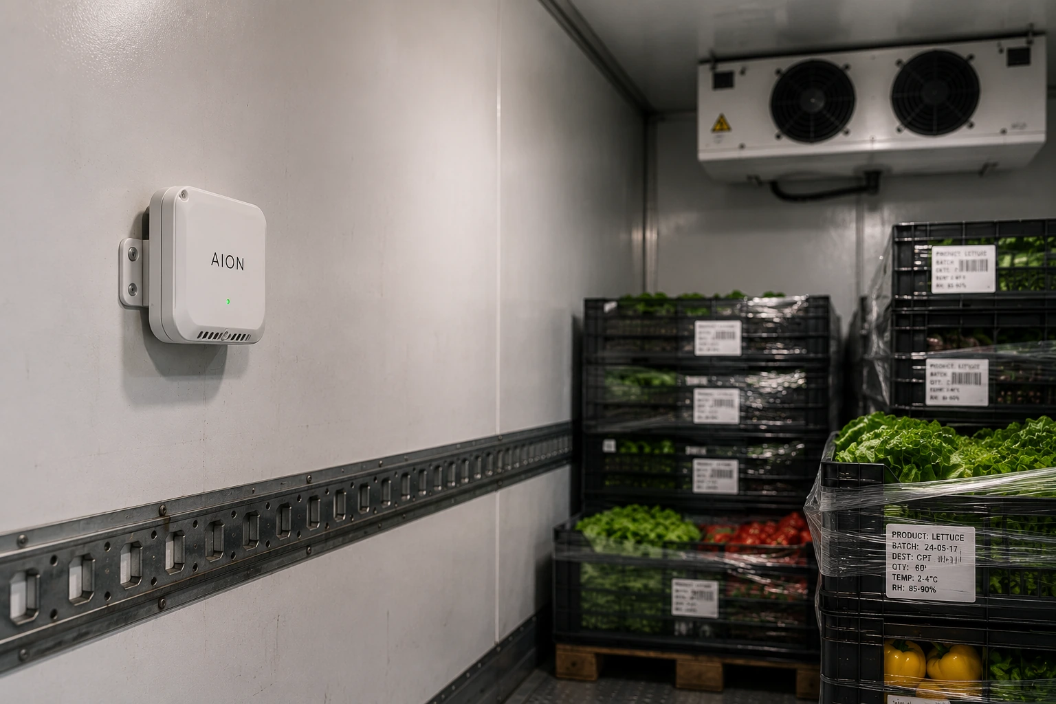 AION Cold Chain Monitor operating context